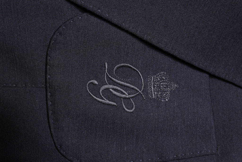 Dark Blue Wool Single Breasted Coat Suit Blazer