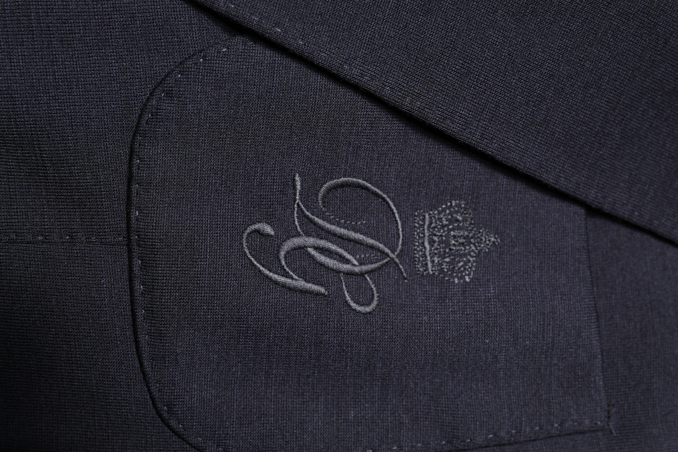 Dark Blue Wool Single Breasted Coat Suit Blazer
