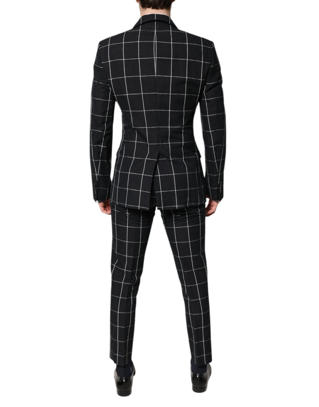 Dark Gray TAORMINA Double Breasted 2 Piece Suit