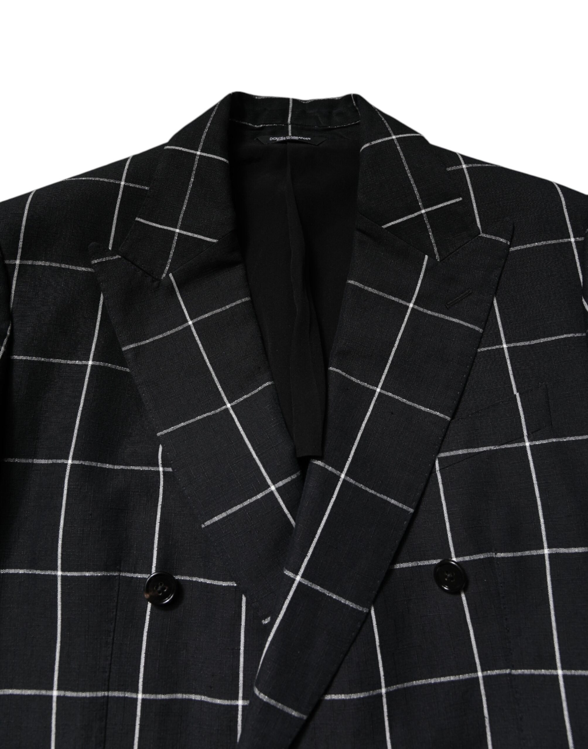 Dark Gray TAORMINA Double Breasted 2 Piece Suit