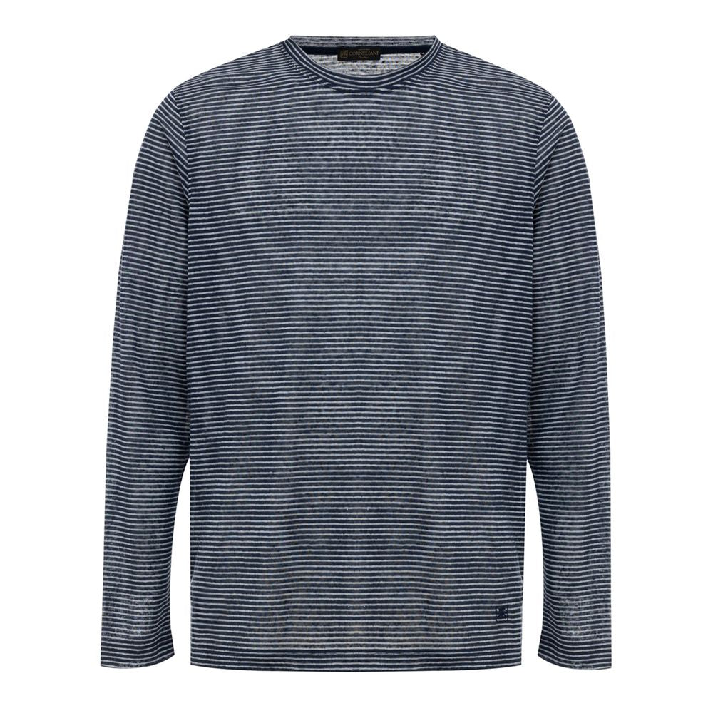Blue Linen Long Sleeve