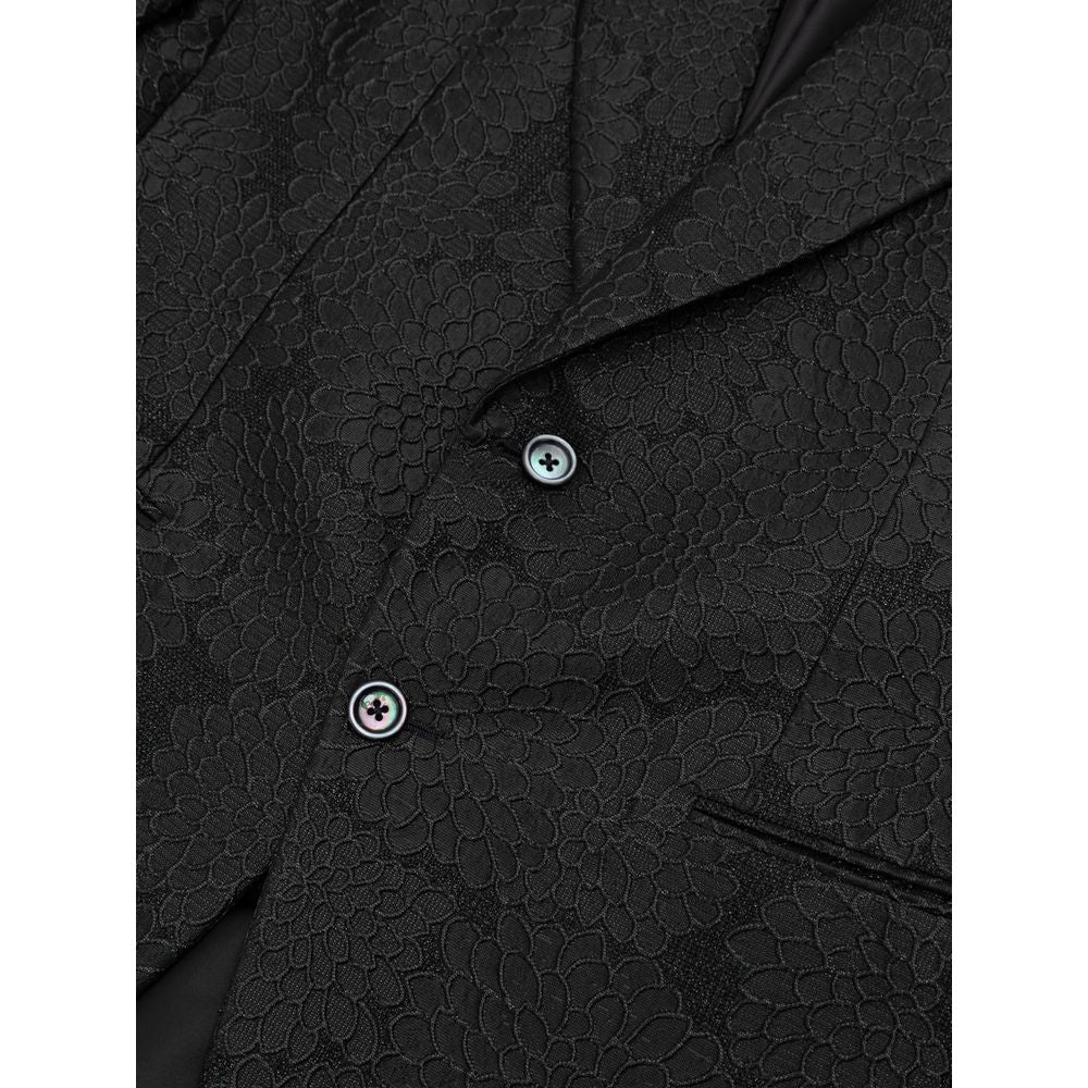 Black Silk Blazer