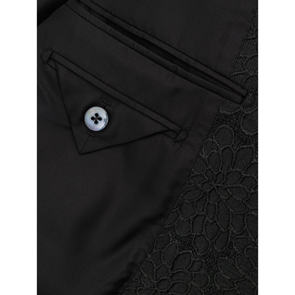 Black Silk Blazer