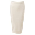 White Cotton Long Skirt