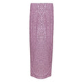 Pink Polyester Long Skirt
