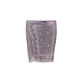 Purple Metal Mini Skirt