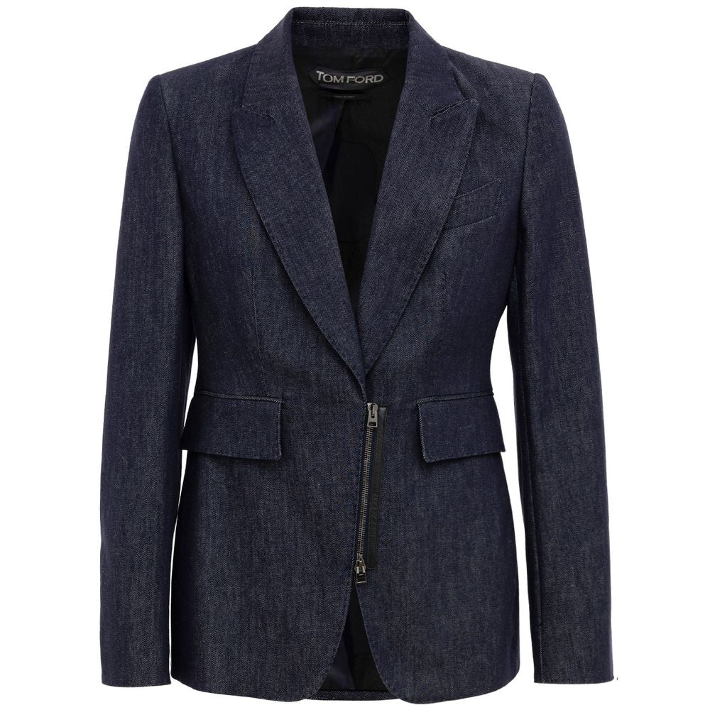 Blue Cotton Denim Jacket