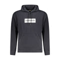Black Cotton Men Sweater