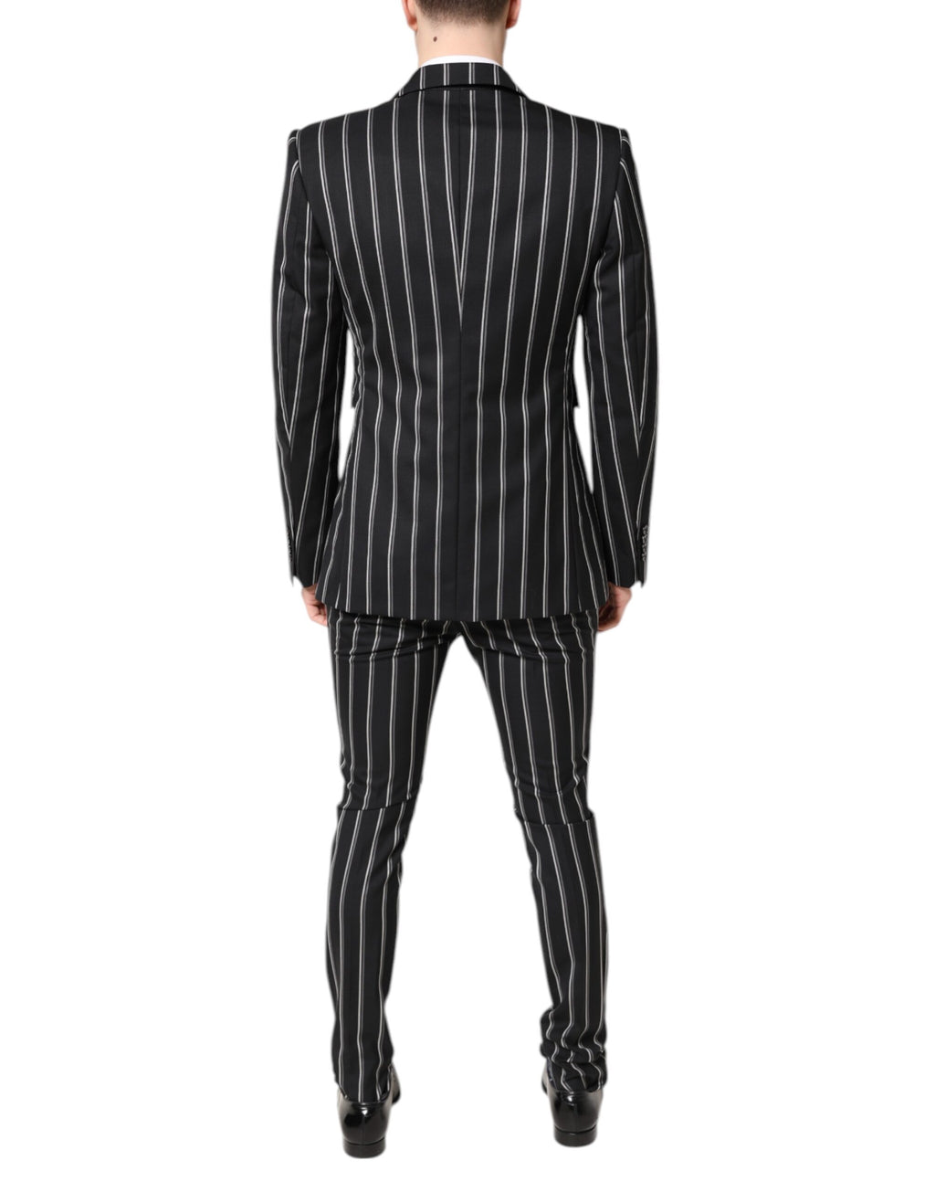 Dark Gray Striped SICILIA Formal 2 Piece Suit
