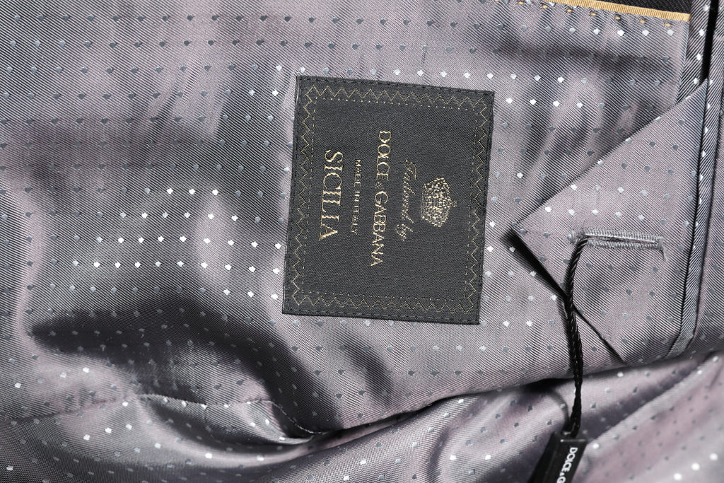 Dark Gray Striped SICILIA Formal 2 Piece Suit