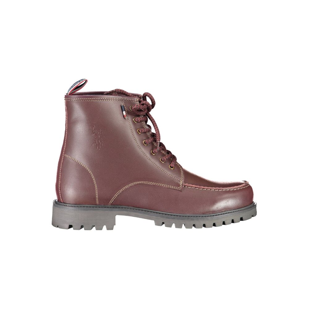 Red Leather Men's Boot