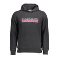 Black Cotton Men's Hoodie