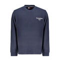Blue Cotton Men Sweatshirt