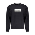 Black Cotton Men Sweatshirt