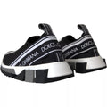 Black White Slip On Sorrento Sneakers Shoes