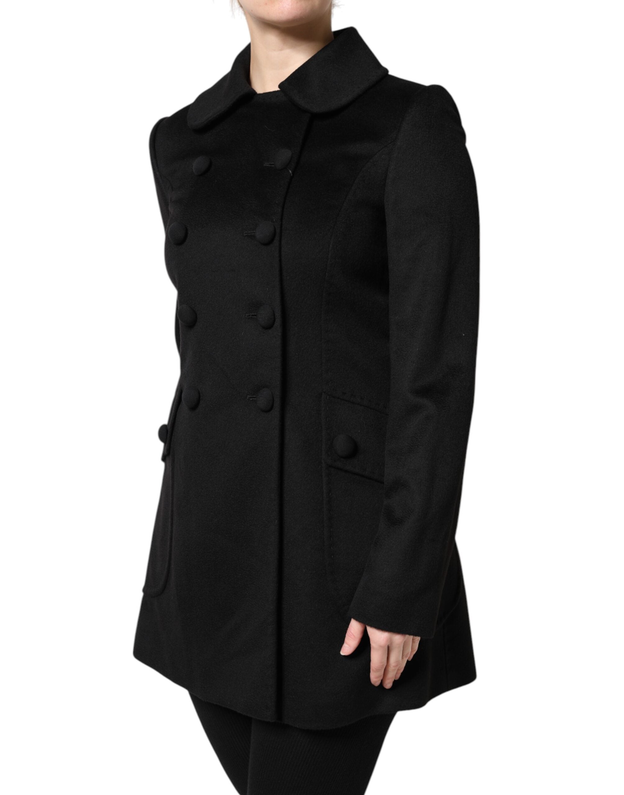 Black Wool Sartoria Italiano Blazer Jacket