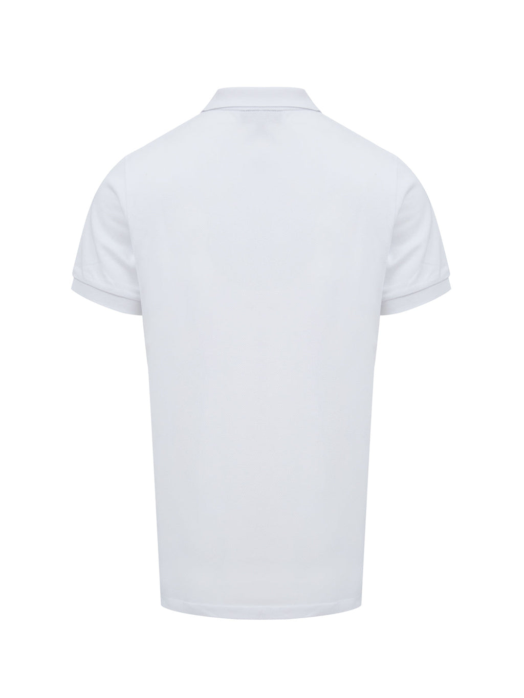 Burberry White Cotton Collared Polo Shirt