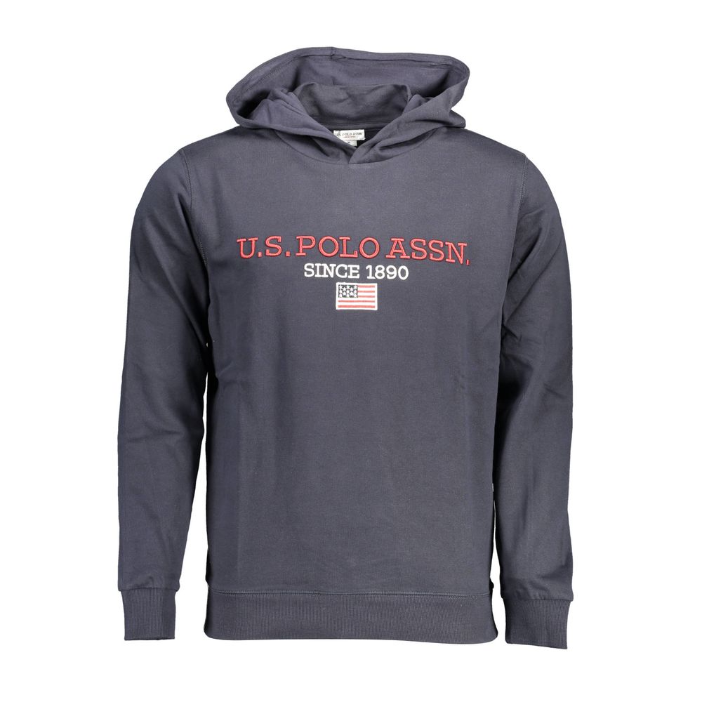 Blue Cotton Mens Sweatshirt