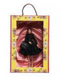 Dolce & Gabbana Black Dress Ceramic Porcelain Fashion Leather Sicily Dolls