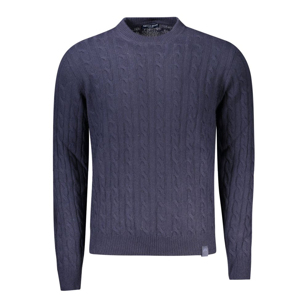 Black Wool Men Sweater