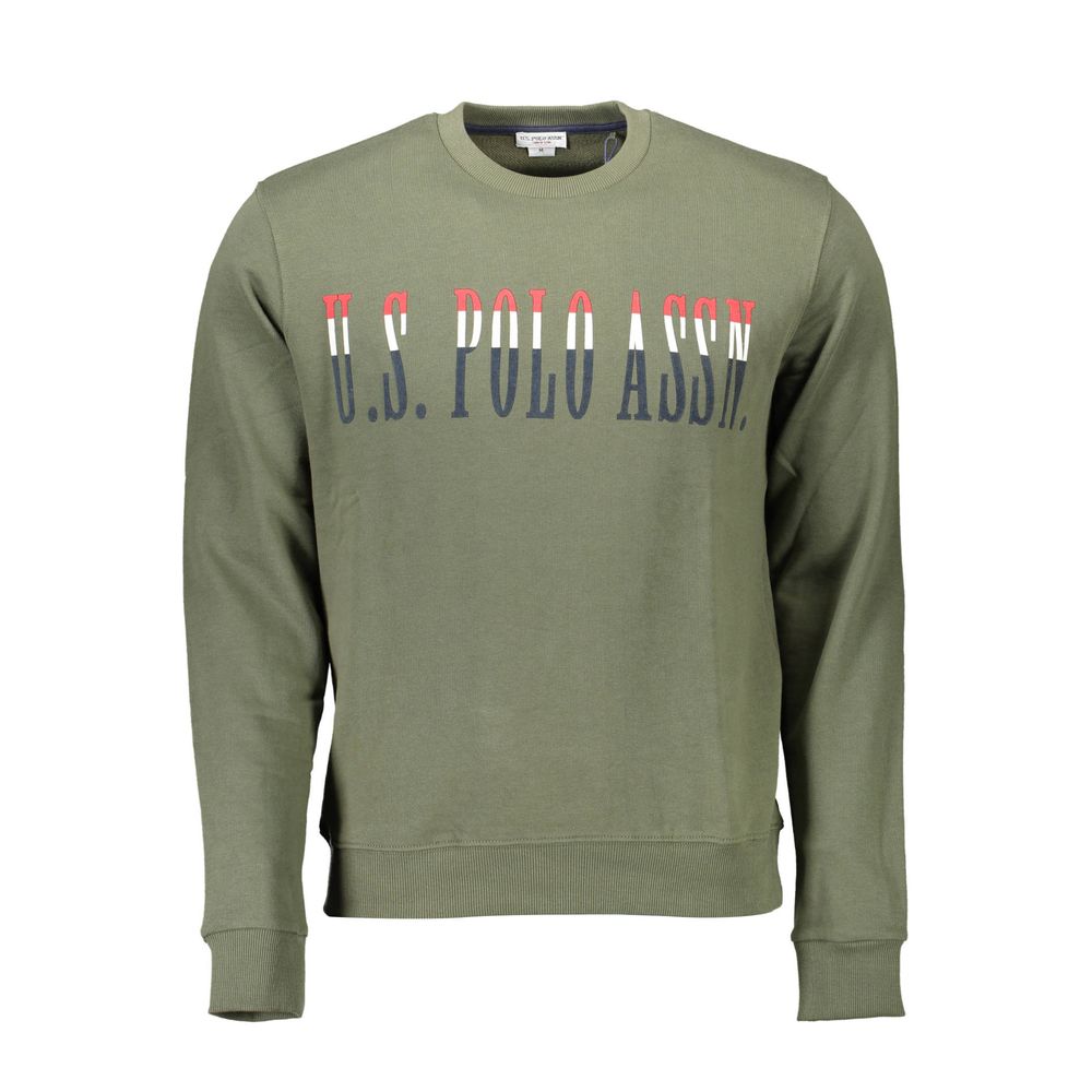 Green Cotton Men's Sweatshirt