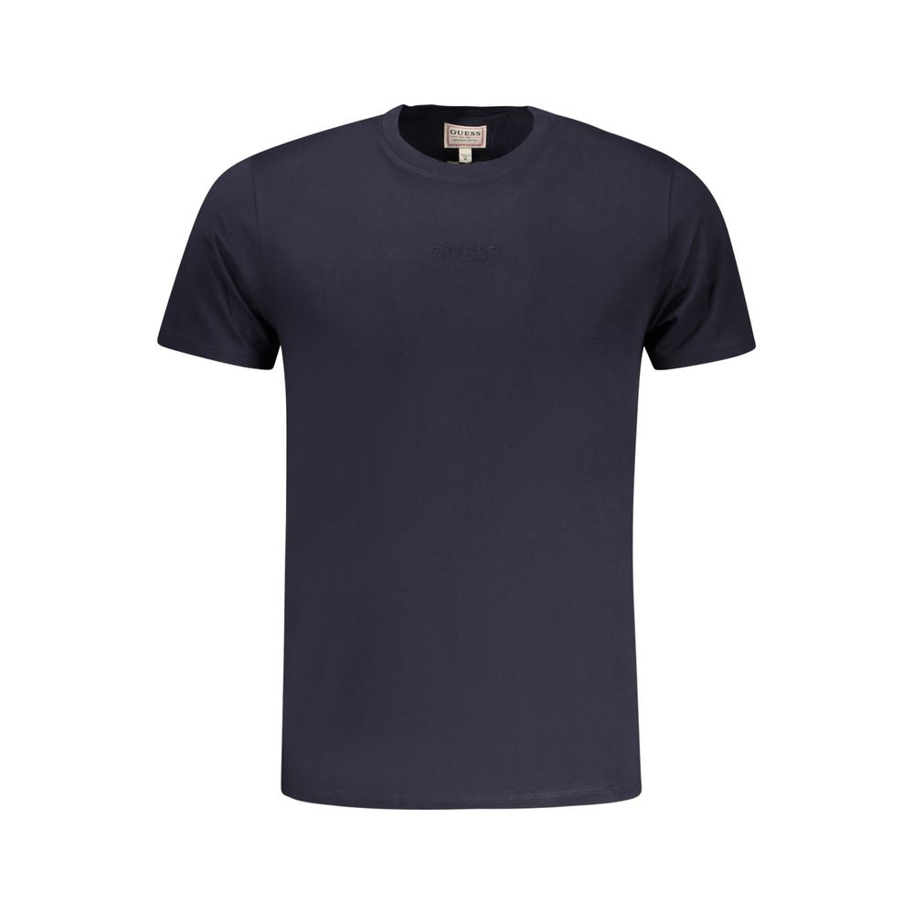 Blu Cotton Men T-Shirt