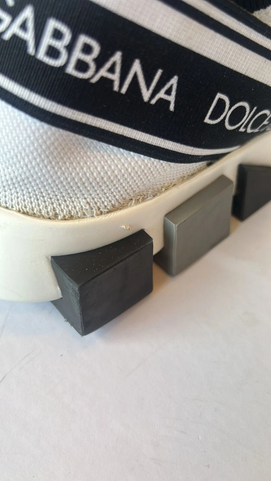 White Black Slip On Sorrento Sneakers Shoes