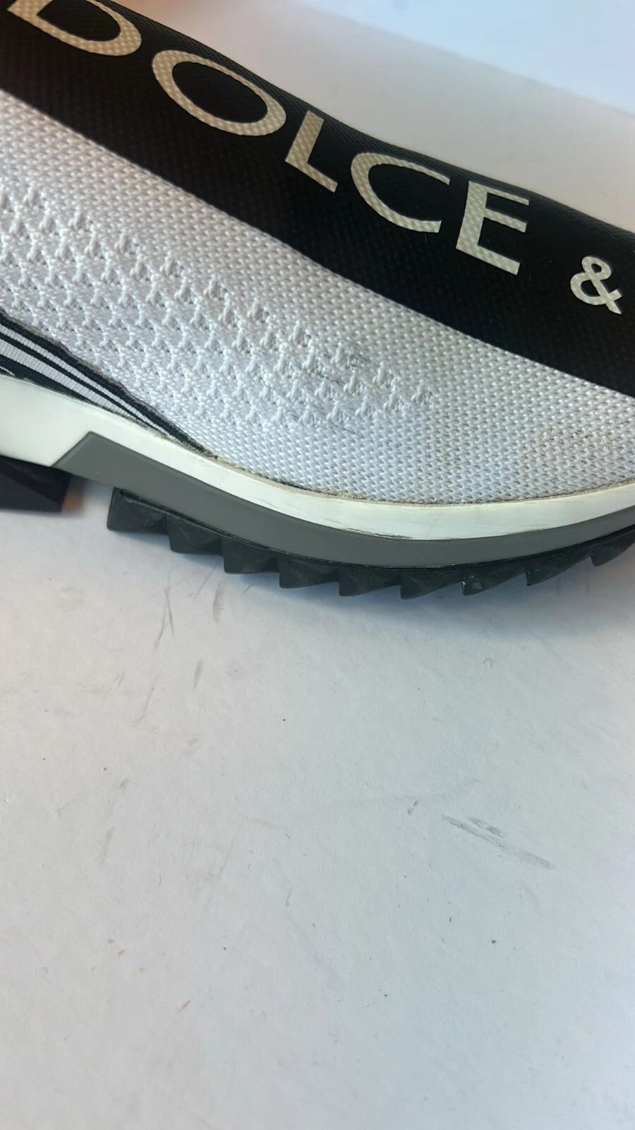 White Black Slip On Sorrento Sneakers Shoes