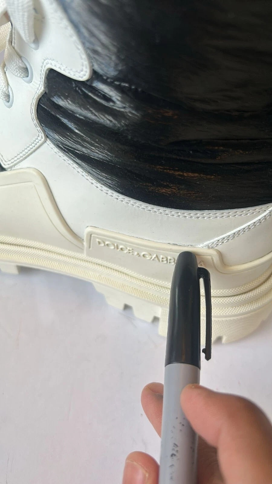 White Padded Mid Calf Lace Up Boots Shoes