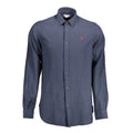 Blue Cotton Men's Shirt
