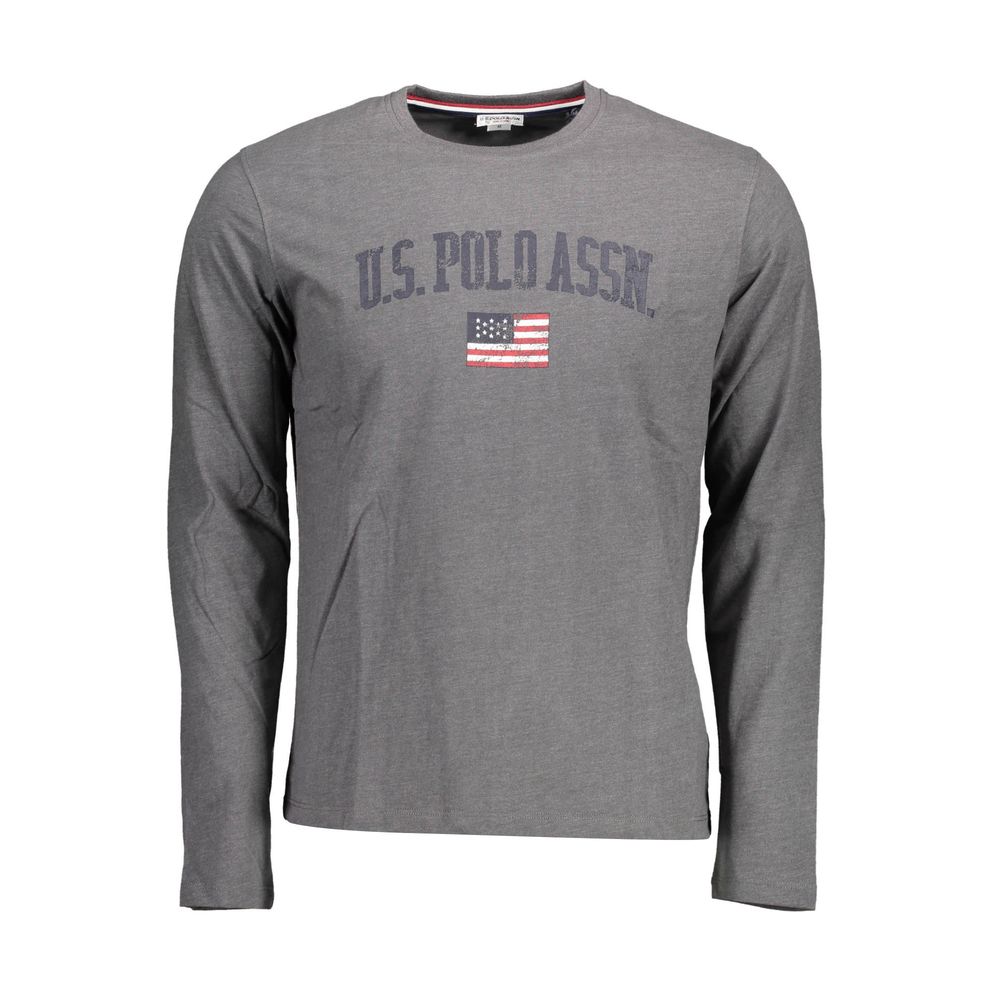 Grey Cotton Mens T-Shirt