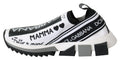 White Black Slip On Sorrento Sneakers