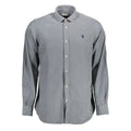 Blue Cotton Men's Shirt