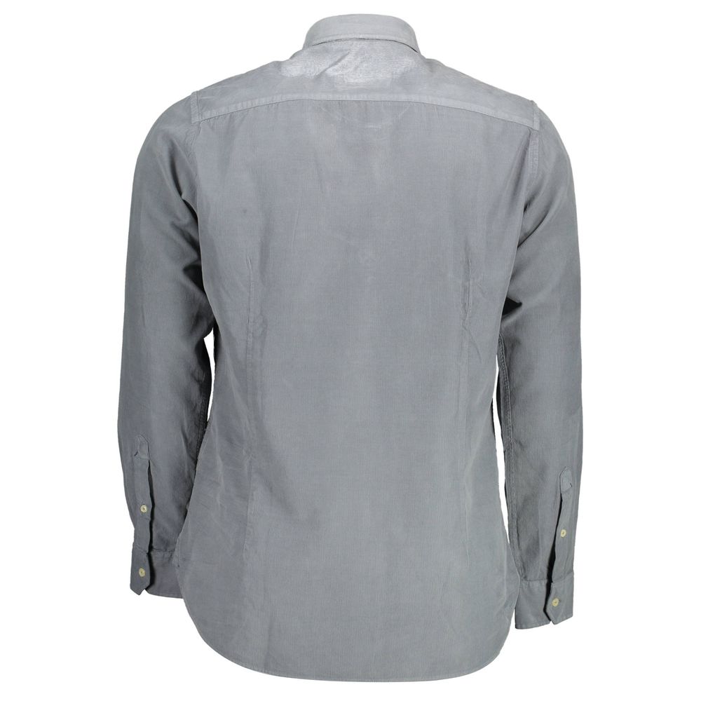 Blue Cotton Men's Shirt