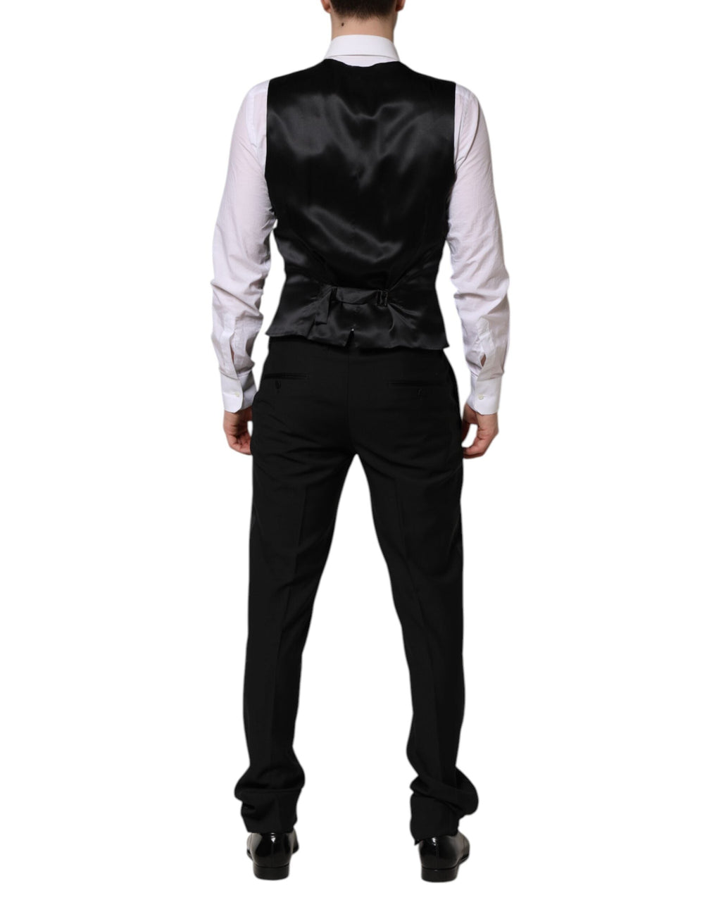 Dolce & Gabbana Black MARTINI Crystal Embellished 3 Pc Suit