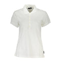 White Cotton Women Polo