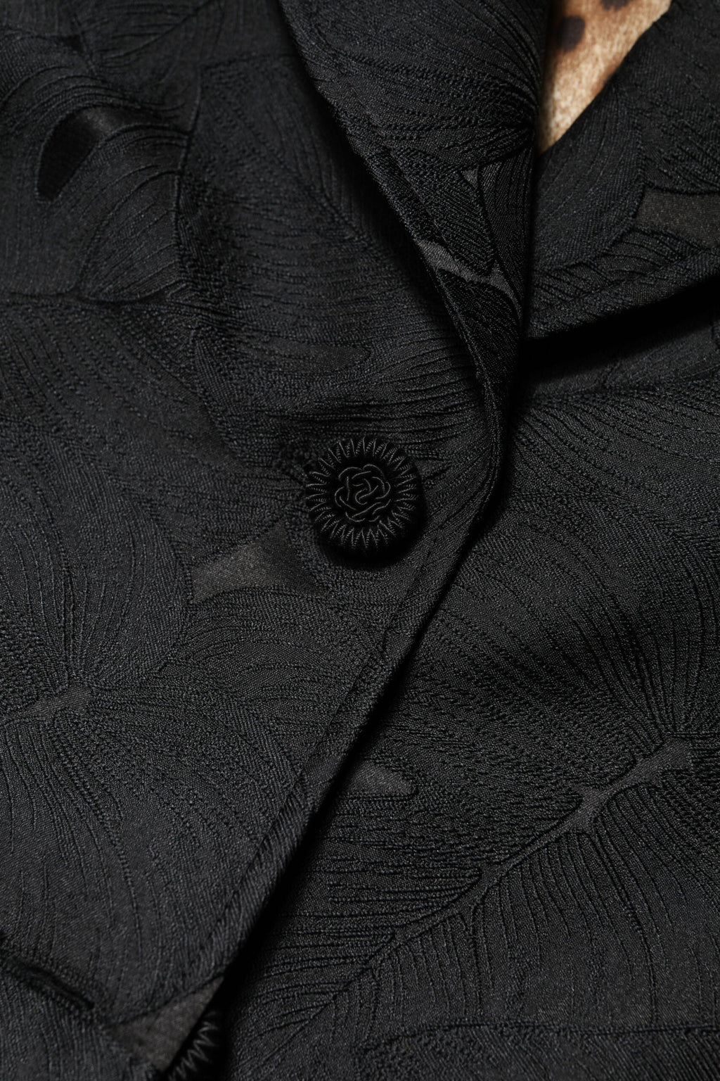 Dolce & Gabbana Black Single Breasted Trench Coat Jacket