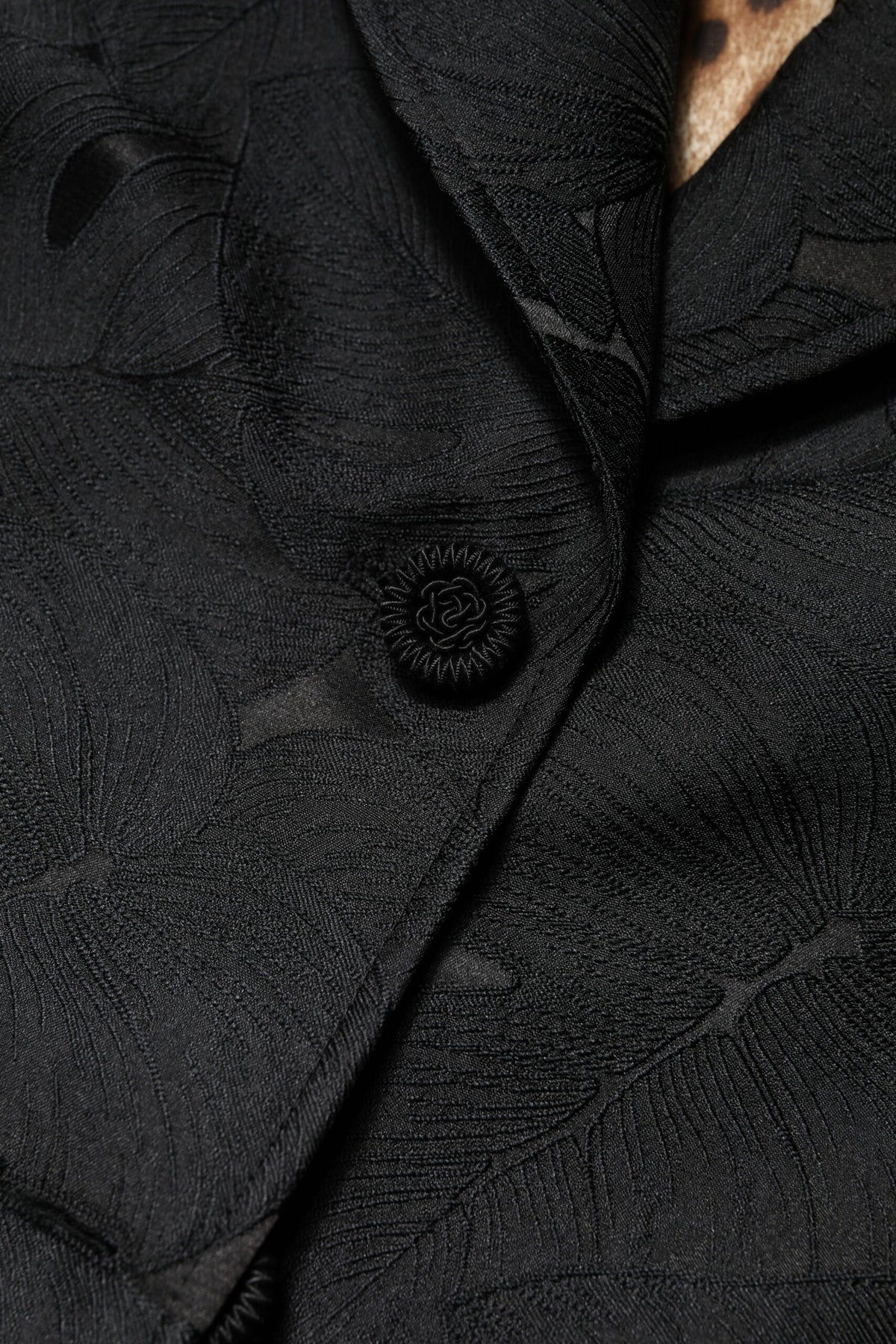 Dolce & Gabbana Black Single Breasted Trench Coat Jacket