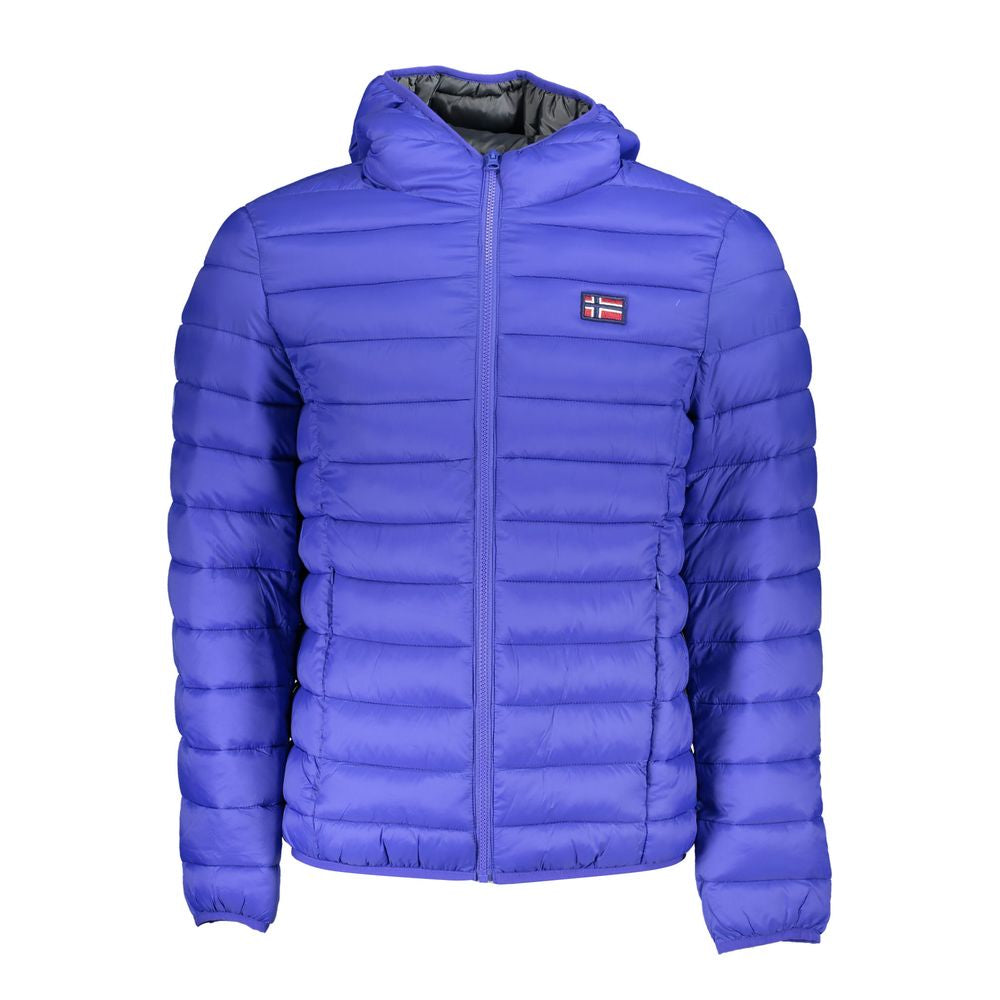 Blu Poliammide Men Jacket