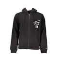 Black Cotton Mens Sweatshirt
