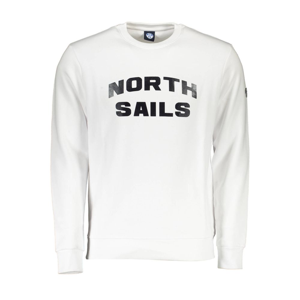 Bianco Cotton Men Sweatshirt