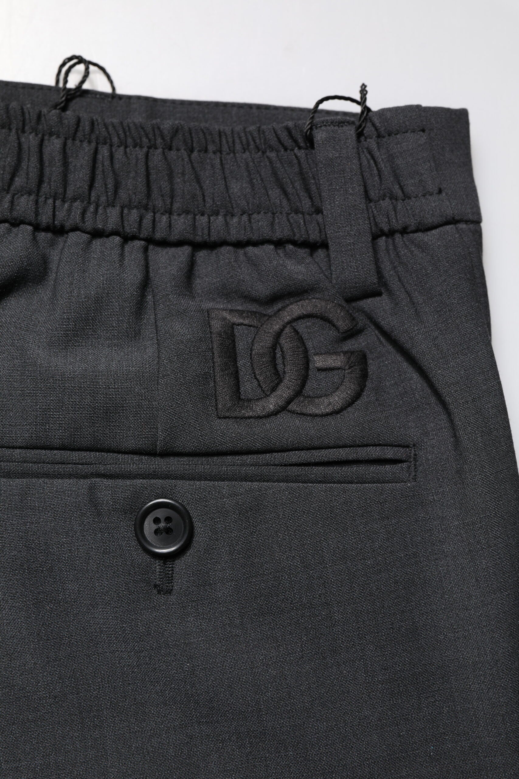 Black Wool Dress Slim Formal Pants
