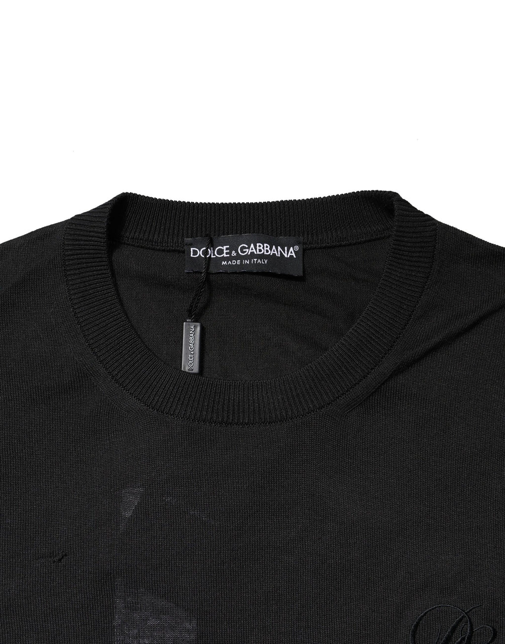 Dark Gray Cotton DG Logo Sweatshirt Sweater