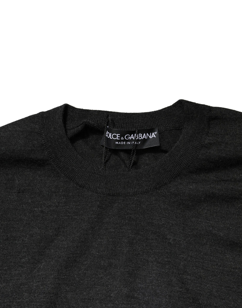 Gray Long Sleeve Crew Neck Pullover Sweater