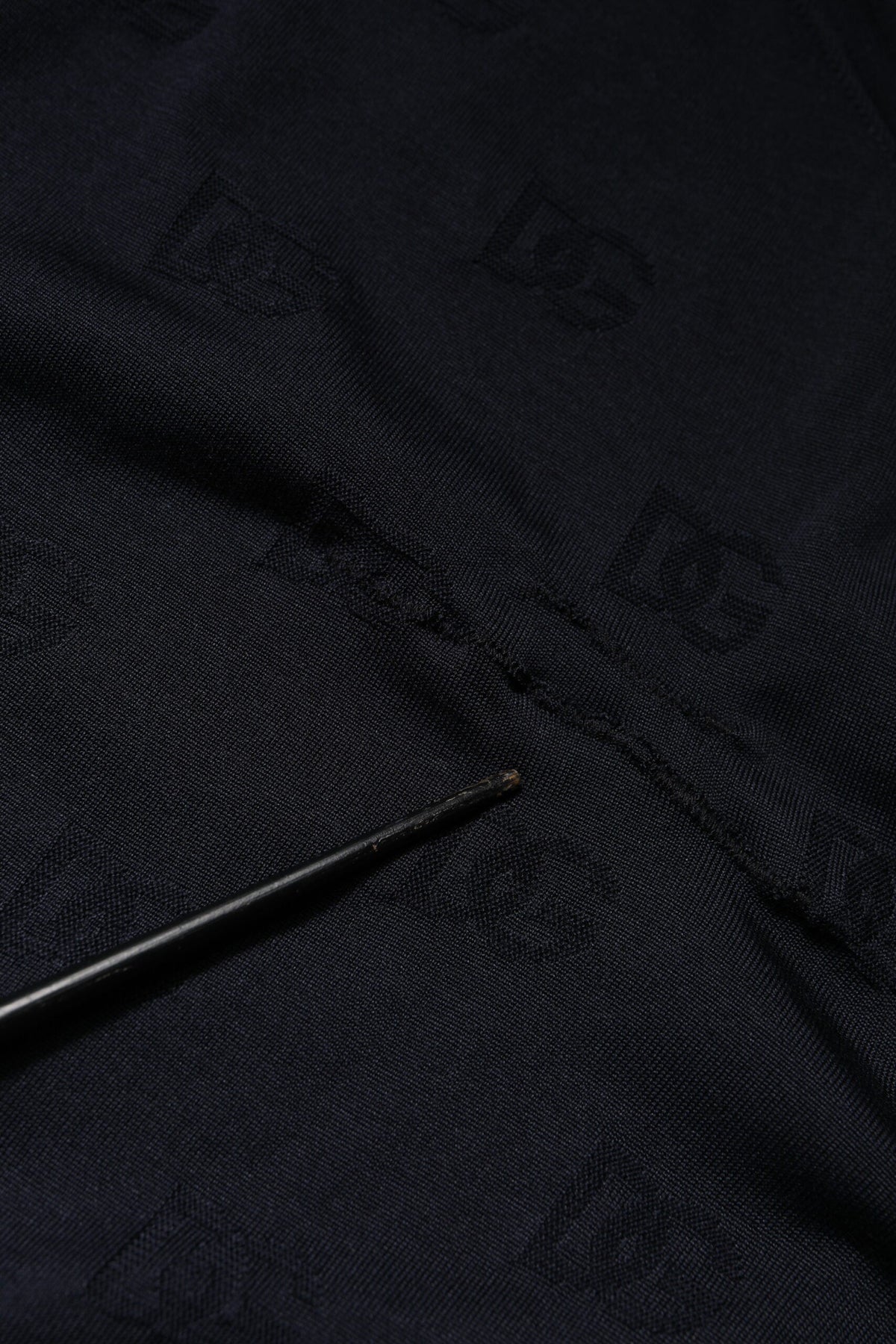Dolce & Gabbana Black Silk Crew Neck Sweatshirt Sweater
