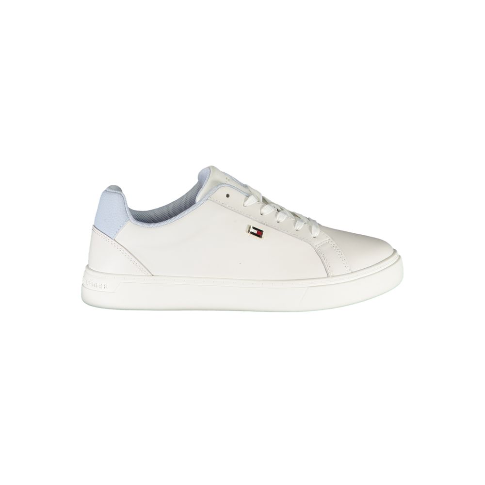 White Leather Women Sneaker