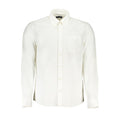 White Cotton Men Shirt