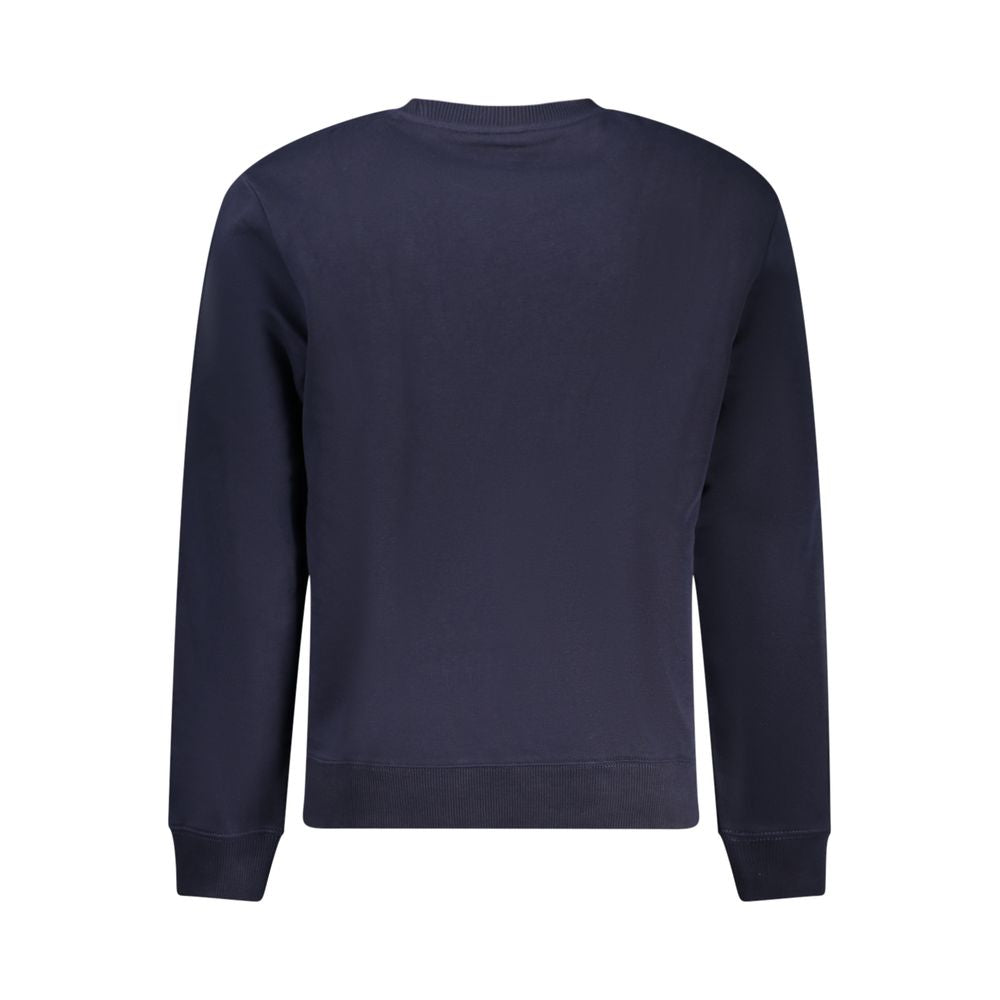 Blue Cotton Men's Sweatshirt