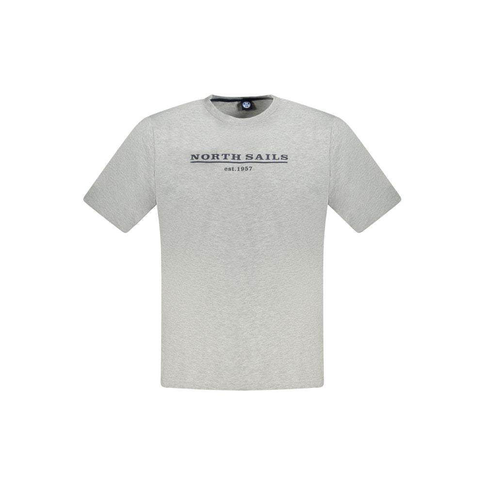Grigio Cotton Men T-Shirt