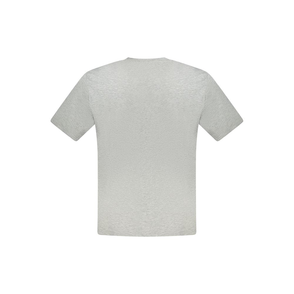 Gray Cotton Men's T-Shirt